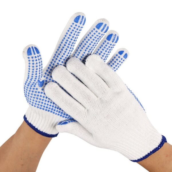 Cotton Knitted Dotted Hand Gloves - Image 2