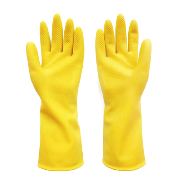 rubber cleaning gloves