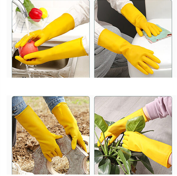 rubber cleaning gloves - Image 2